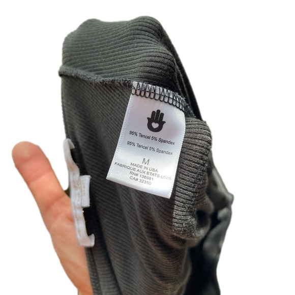 Spiritual Gangster made in USA sexy black harem romper with pockets - Picture 8 of 15